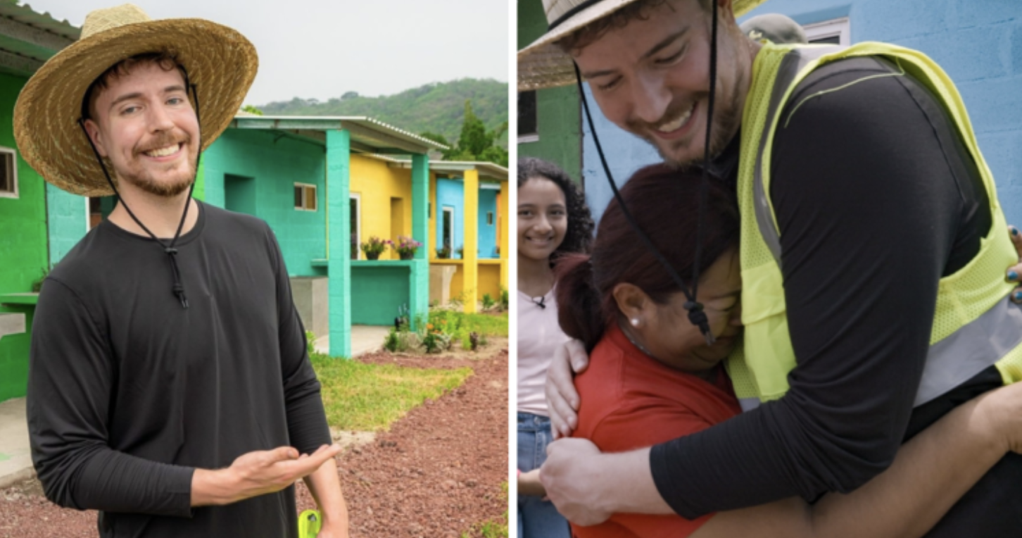 Generosidad sin límites: MrBeast construye y regala 100 casas en cinco países